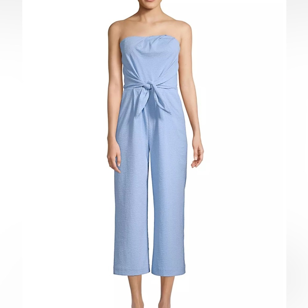 Vineyard Vines Light Blue Strapless Jumpsuit